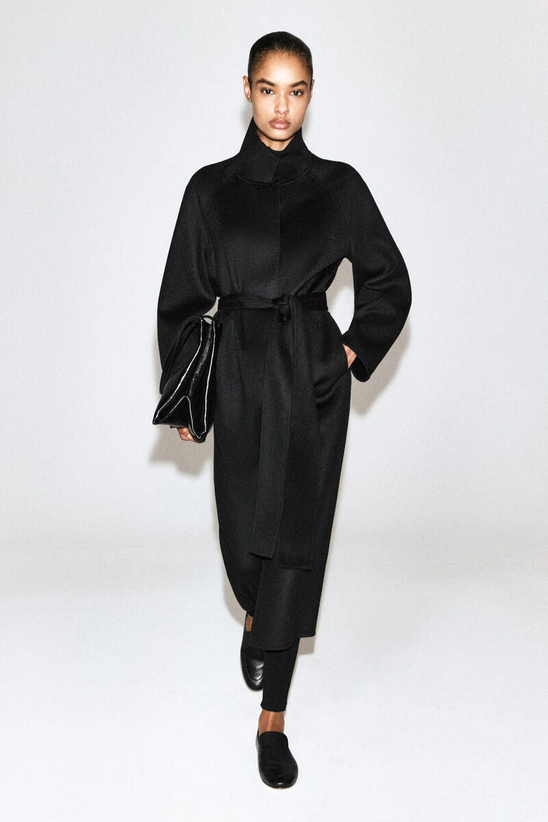 Belted Double-Faced Cashmere Coat