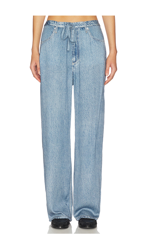 Rag & Bone Miramar Slink Lounge Pant in Blue. M. Also in L, S, XL