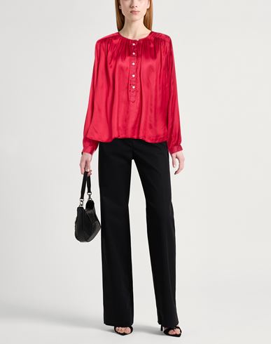 Woman Top Garnet Size L Viscose