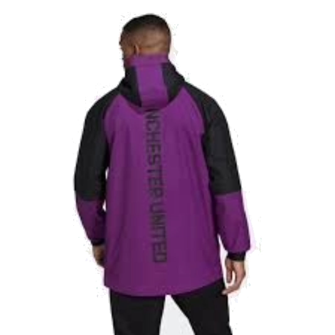 Manchester United Travel Drill Jacket 'Purple Black'
