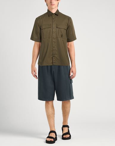C. p. Company Man Shirt Military green Size 3XL Cotton