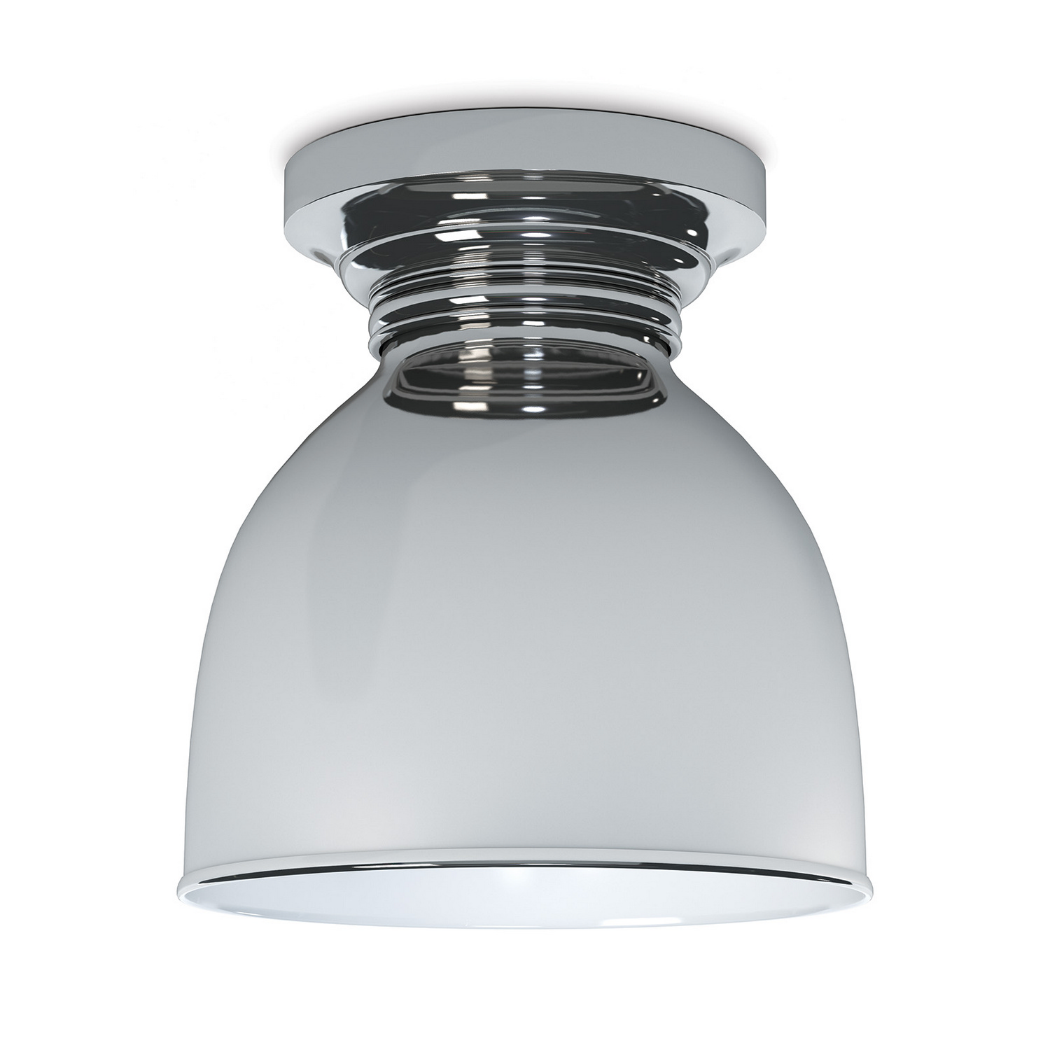 Polished Nickel Flush Mount from the Pantry Collection