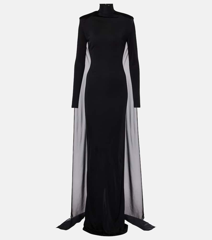 Xanthe jersey tulle gown
