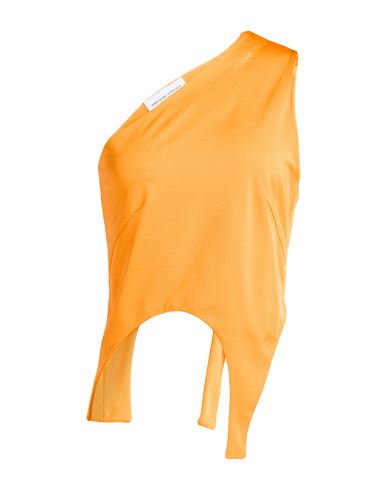 Woman Top Orange Size 6 Polyamide, Elastane