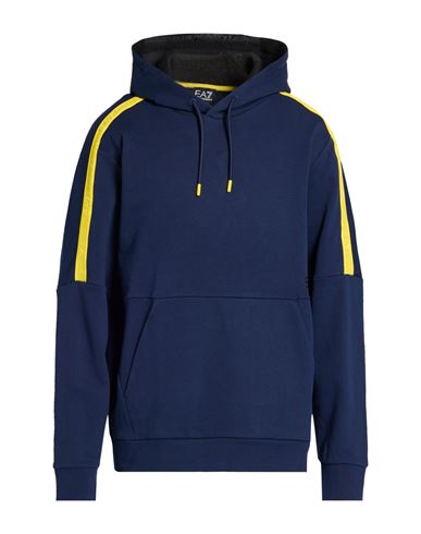 Man Sweatshirt Navy Size XS Cotton, Polyester