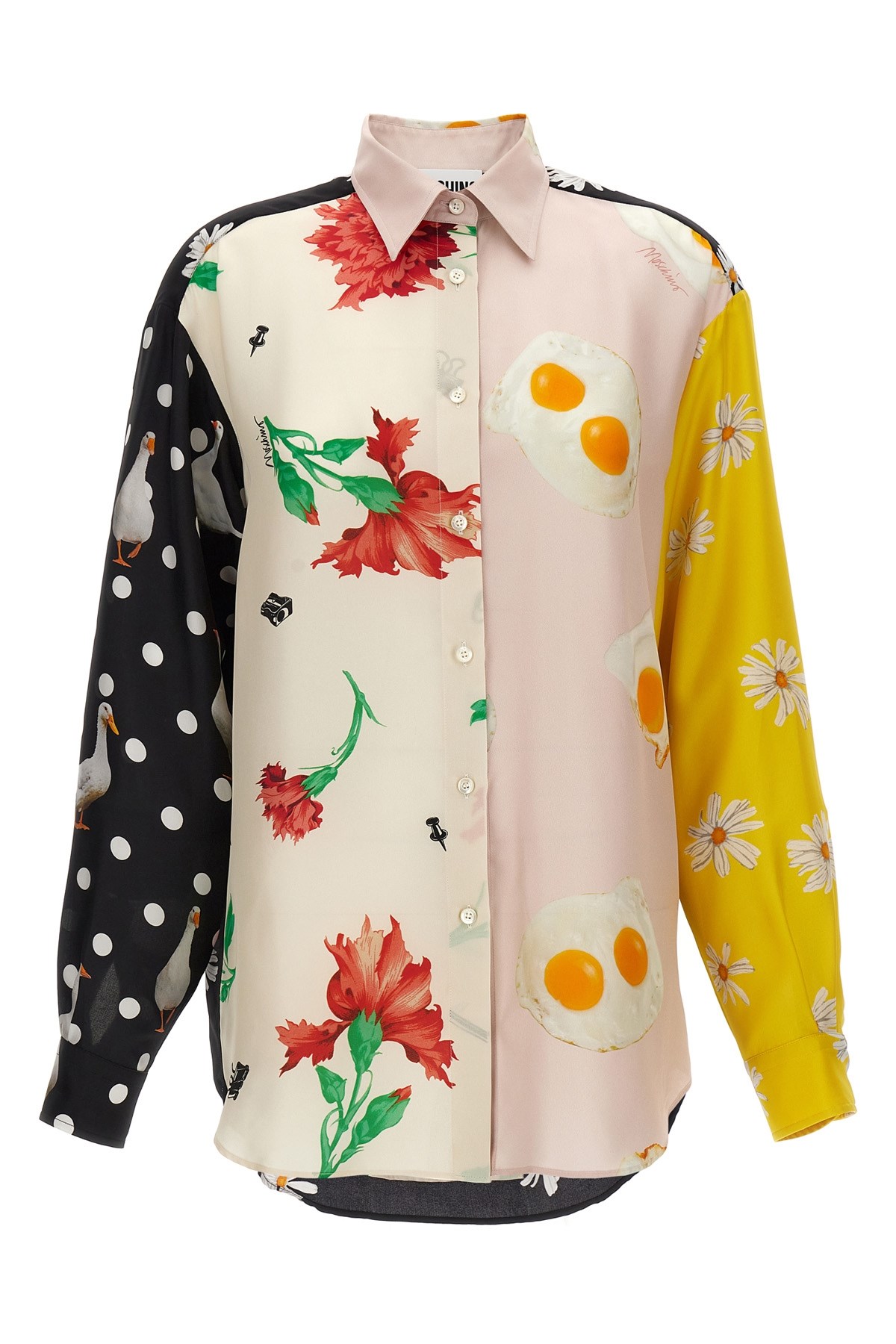 Patchwork Print Shirt