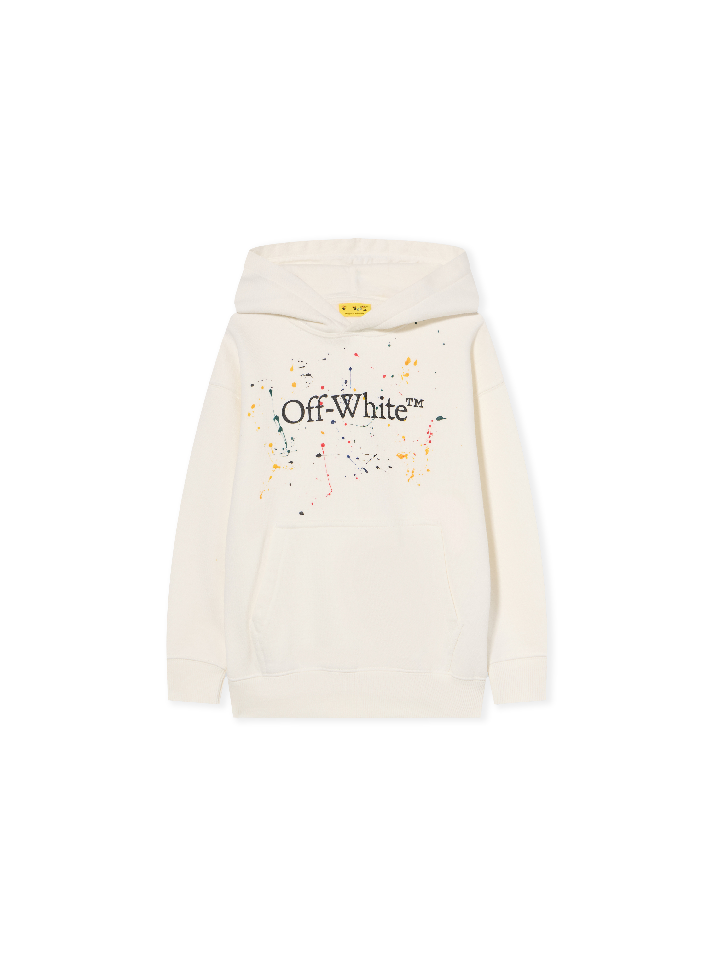 Big Bookish Splat Logo Hoodie - Kids Boy's Clothing White