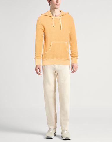 Man Sweatshirt Orange Size M Cotton