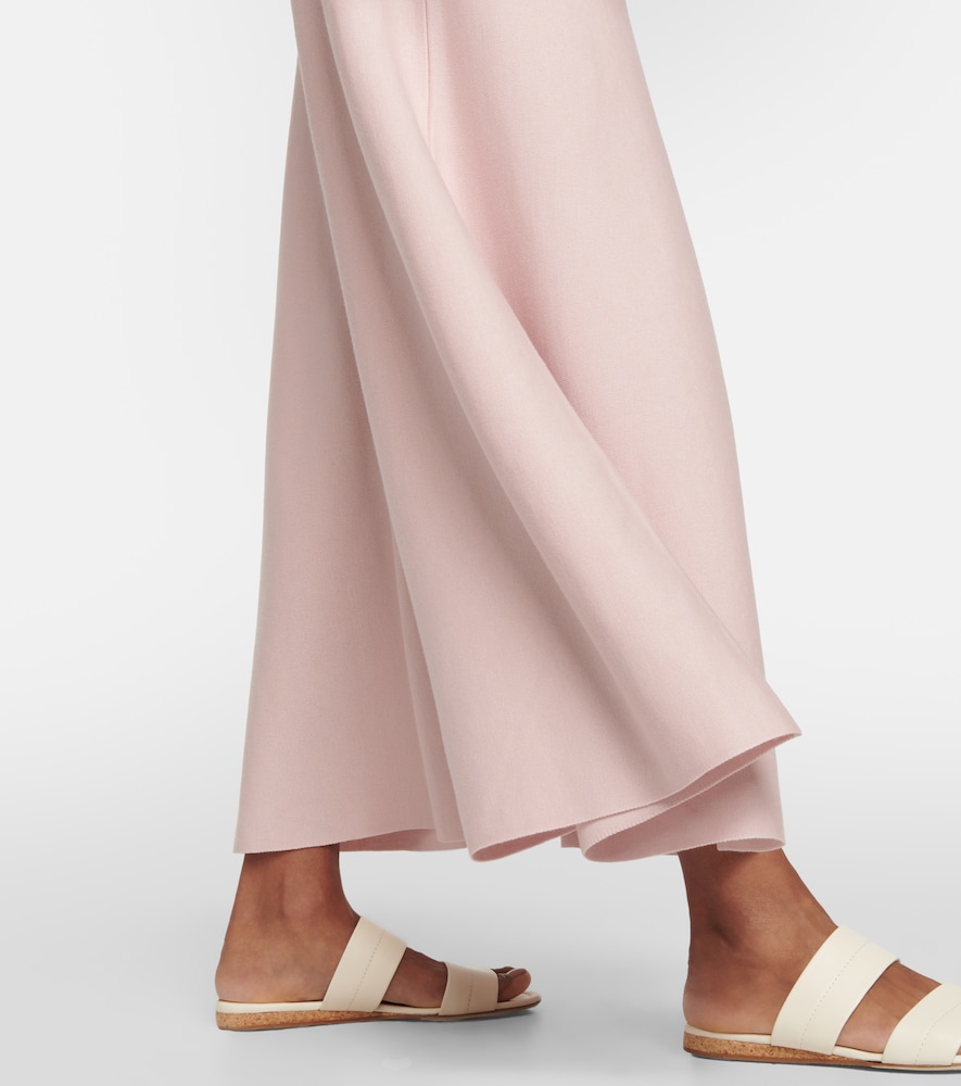Wool and silk maxi dress