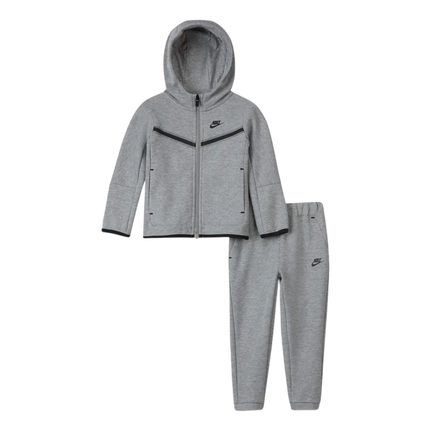 (PS) Tech Fleece Full Zip Hoodie Set 'Dark Grey Heather'
