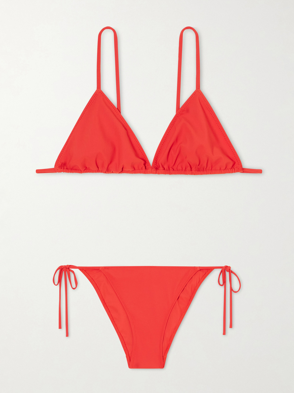 Venti Triangle Halterneck Bikini - Red
