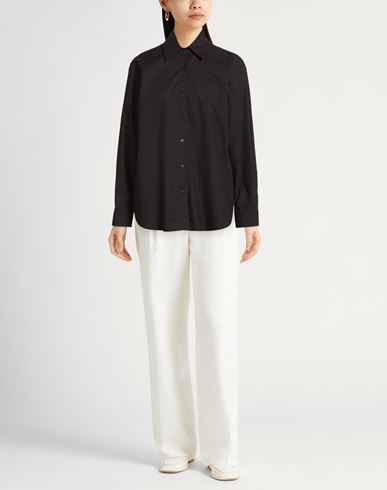 Crème Woman Shirt Black Size 2 Cotton