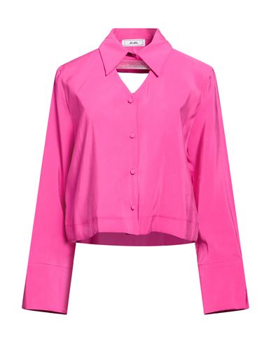 Woman Shirt Fuchsia Size 6 Viscose, Polyester