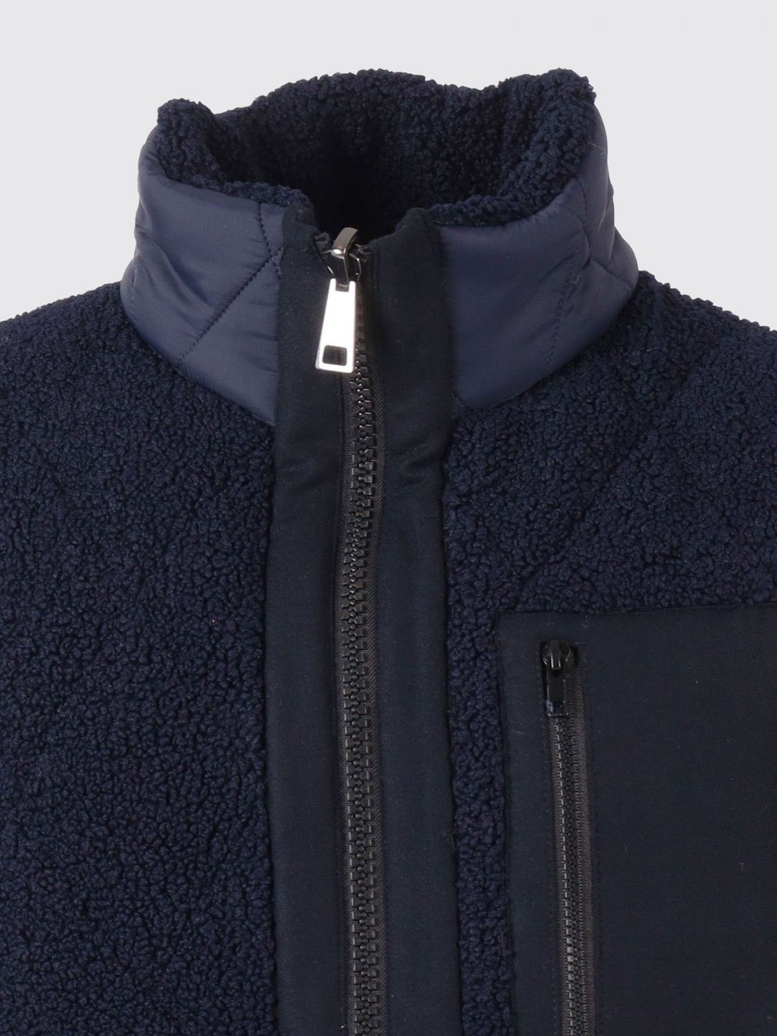 Suit Vest Men color Blue
