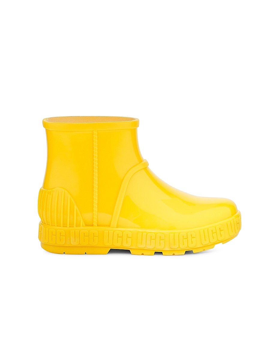 Little Kid's And Kid's Drizlita Low-Top PVC Rainboots - Canary