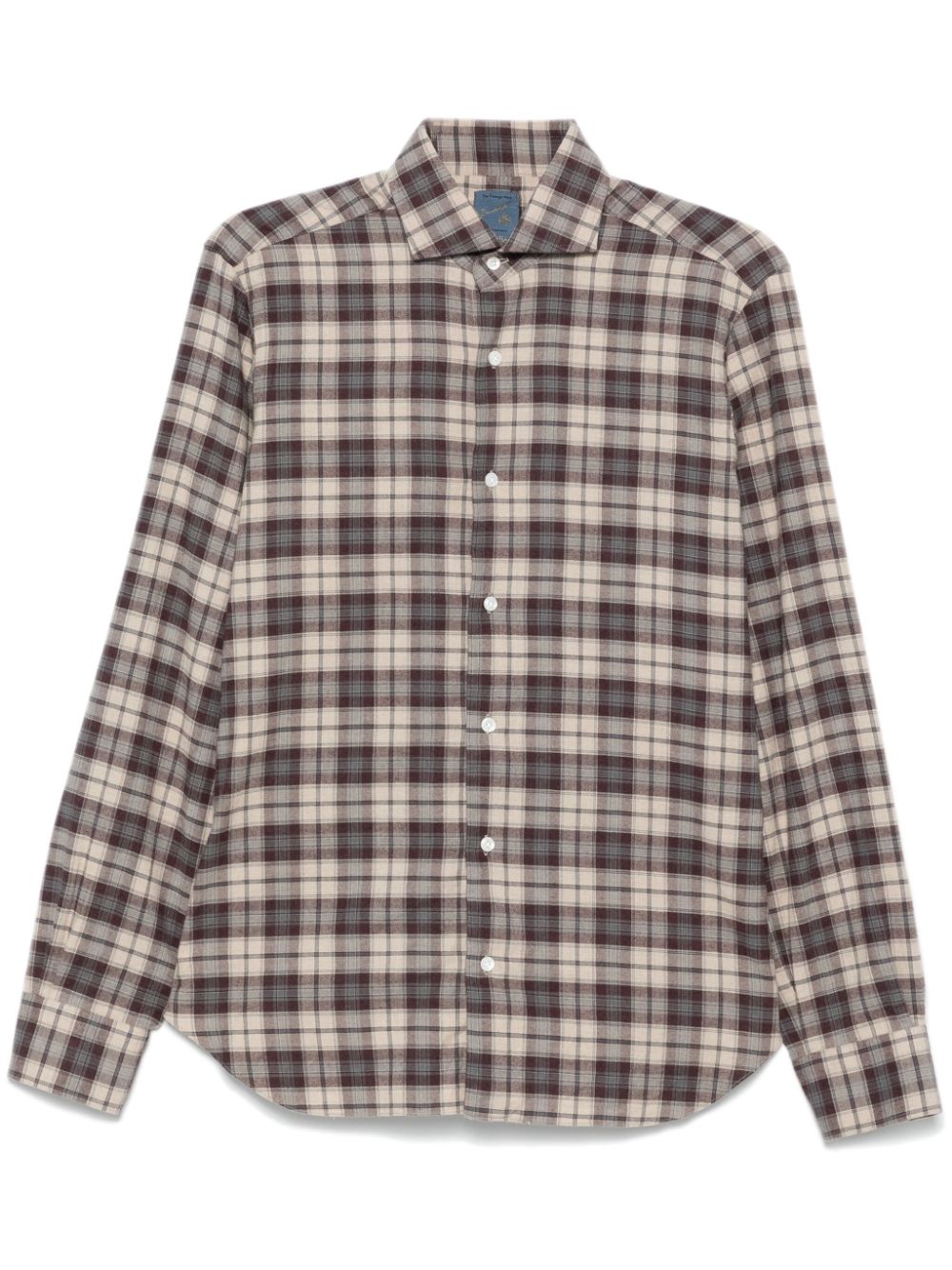 Checked shirt - Brown