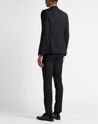 David Line Man Suit Black Size 36 Virgin Wool
