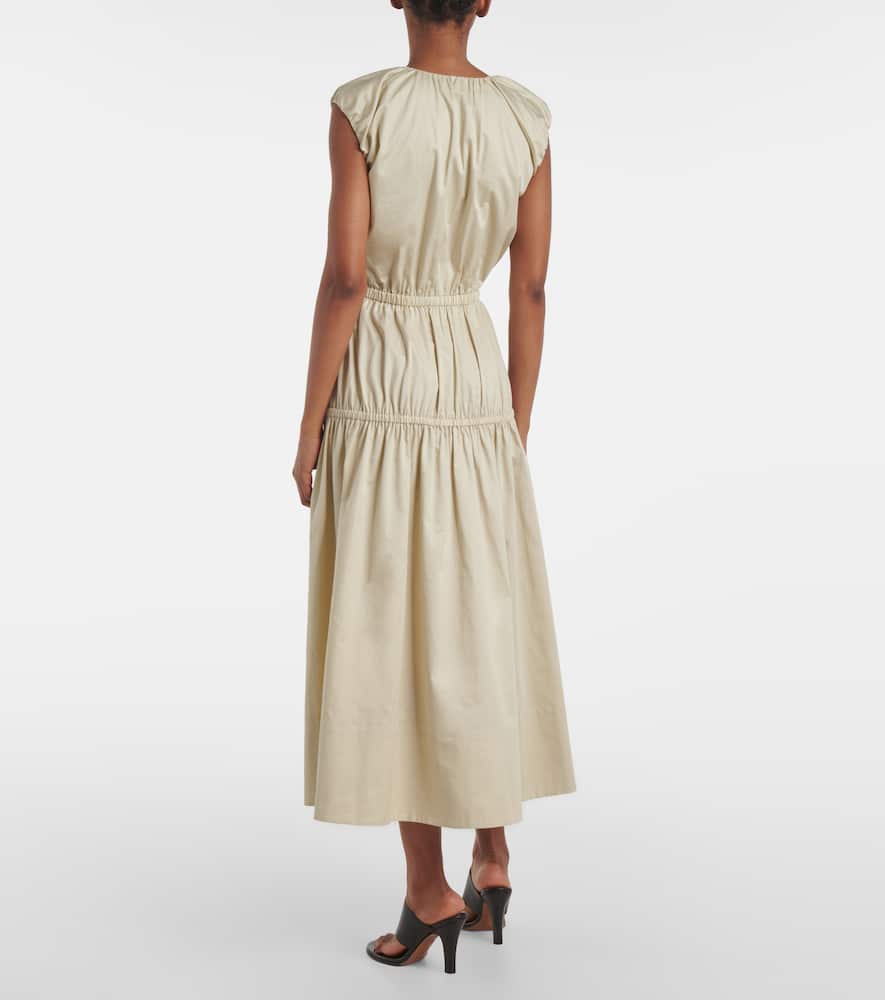 Cotton midi dress