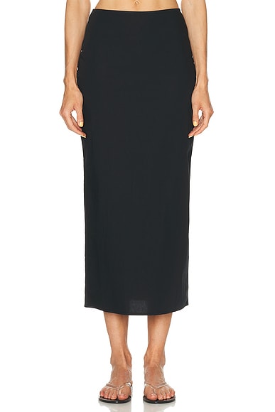 Marlies Grace Ocean Skirt in Black - Black. M also in
