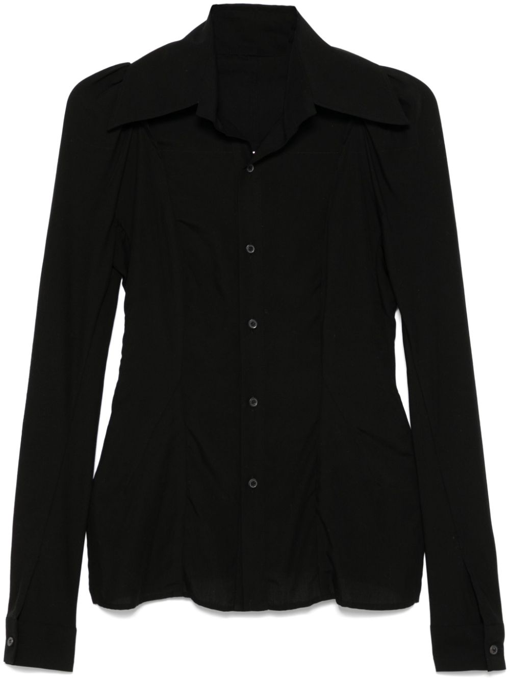 Button-up blouse - Black