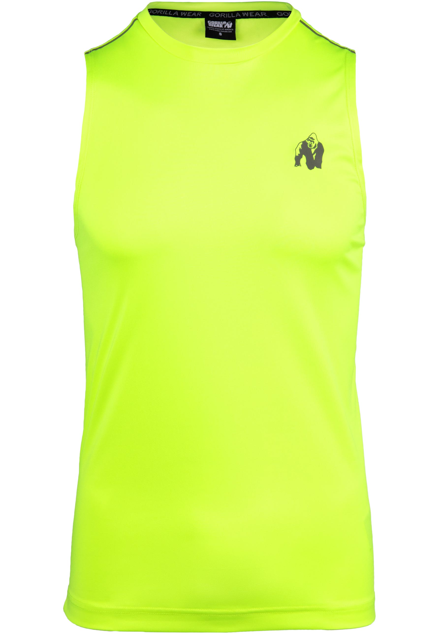 Washington Tank Top - Neon Yellow