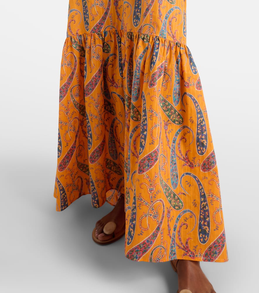 Printed cotton cady tunic