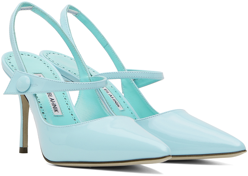 Manolo Blahnik Blue Didion Heels