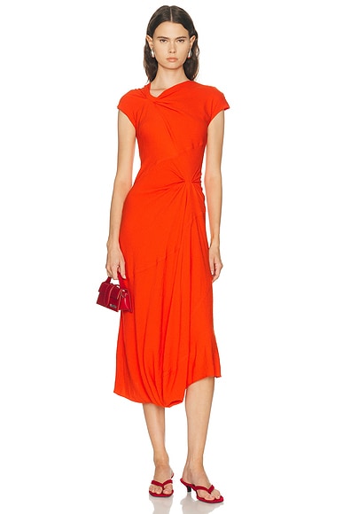 A.L.C. Willa Dress in Persimmon - Orange. 0 also , 4