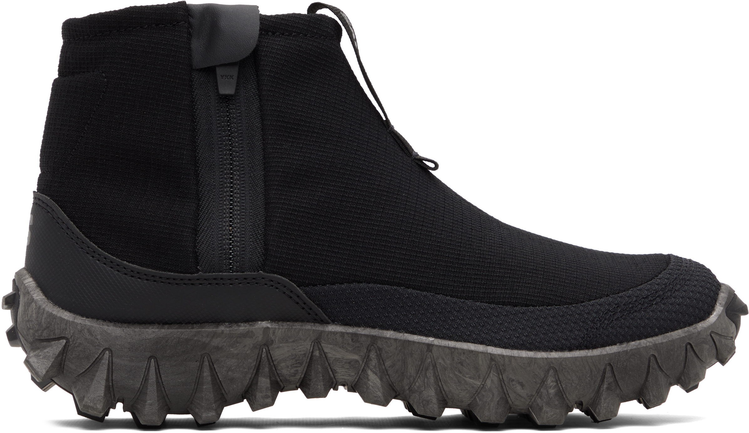 Black Snowclog Mid High Top Sneakers