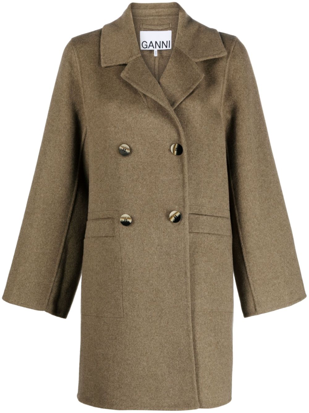 Double-breasted jacket - Brown