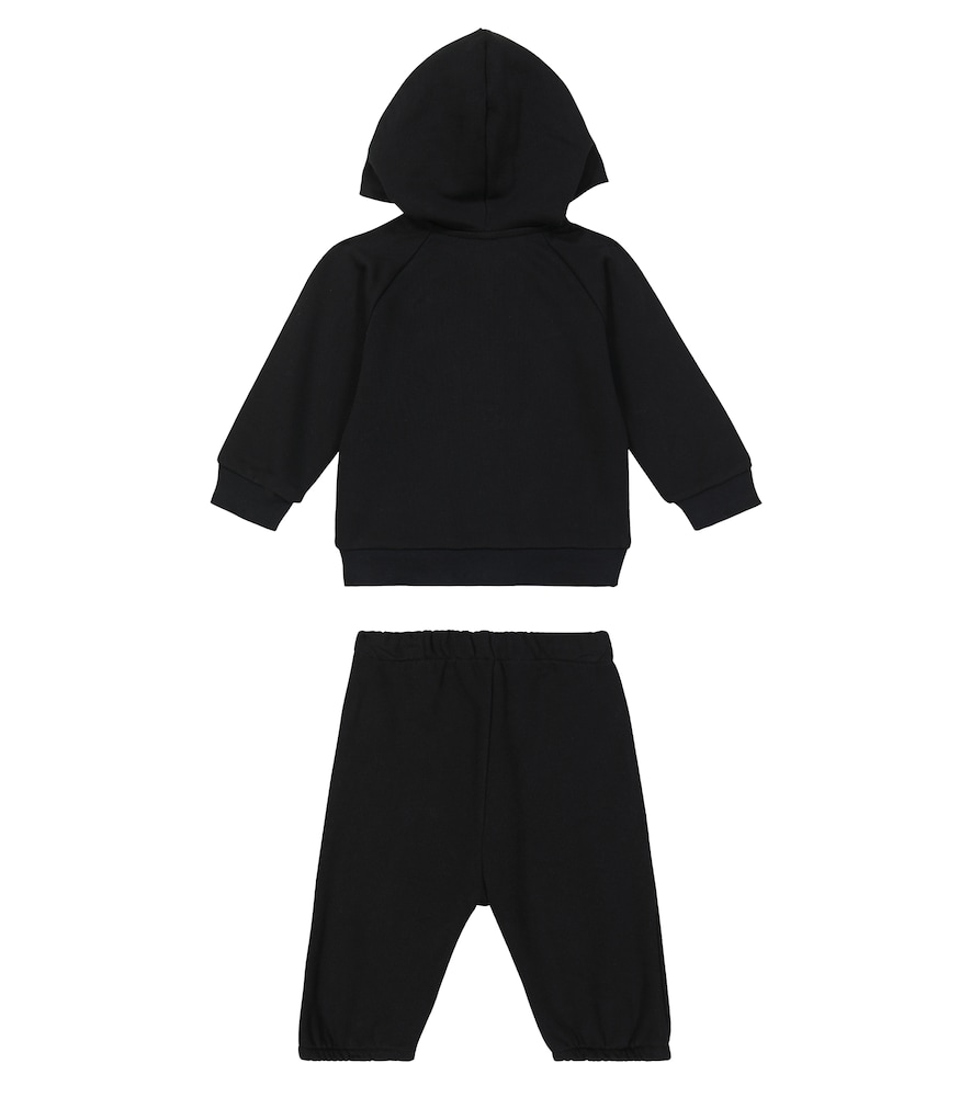 Baby cotton hoodie and sweatpants set