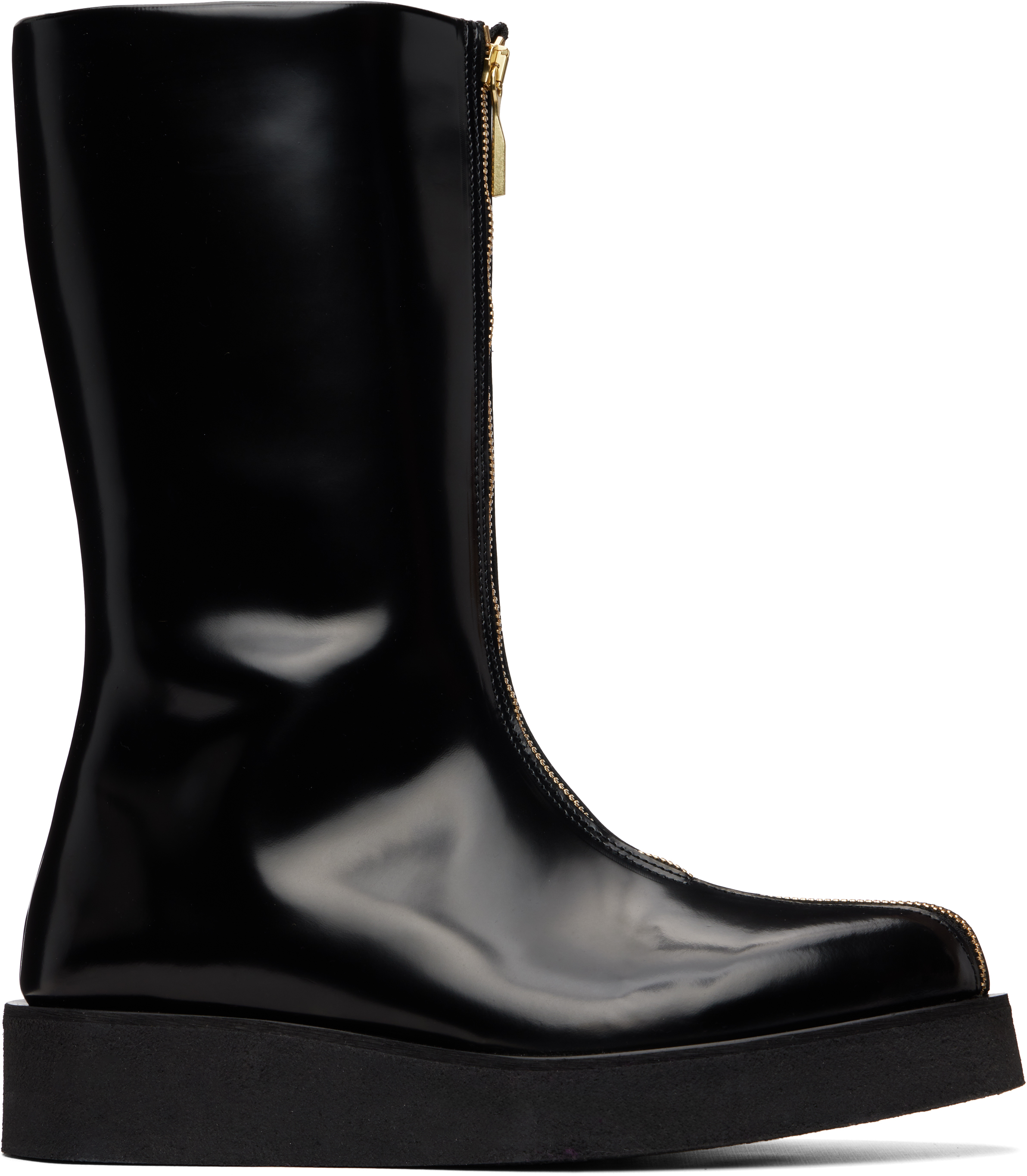 Black Zipp Boots