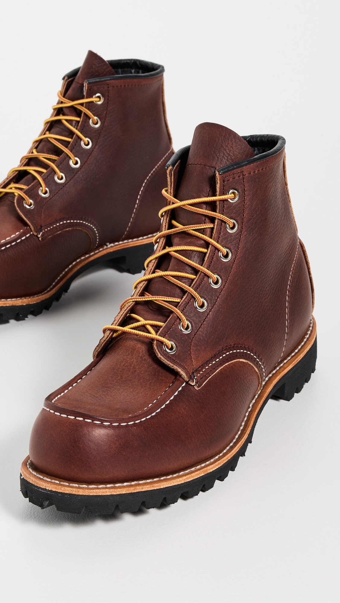 Roughneck Oil Slick Leather Boots Briar Oil Slick
