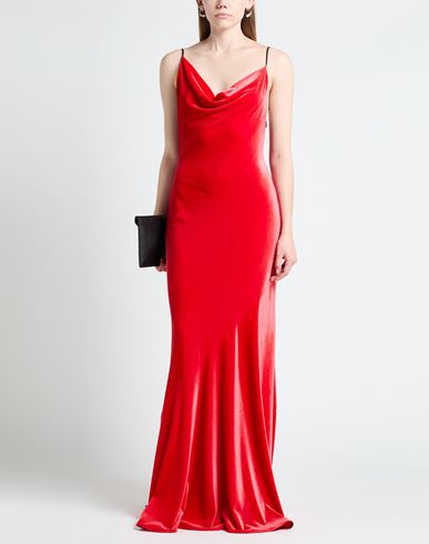 Philosophy Di Lorenzo Serafini Woman Maxi dress Red Size 6 Polyester, Elastane