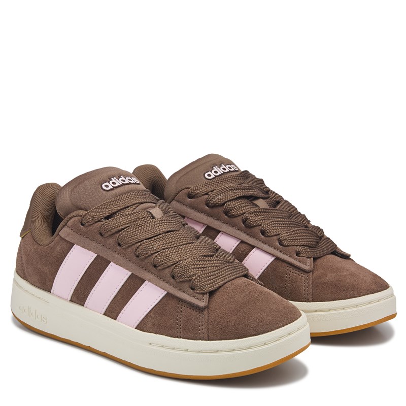 Women's Grand Court Alpha 00s Sneakers (Brown/Pink/Gum)