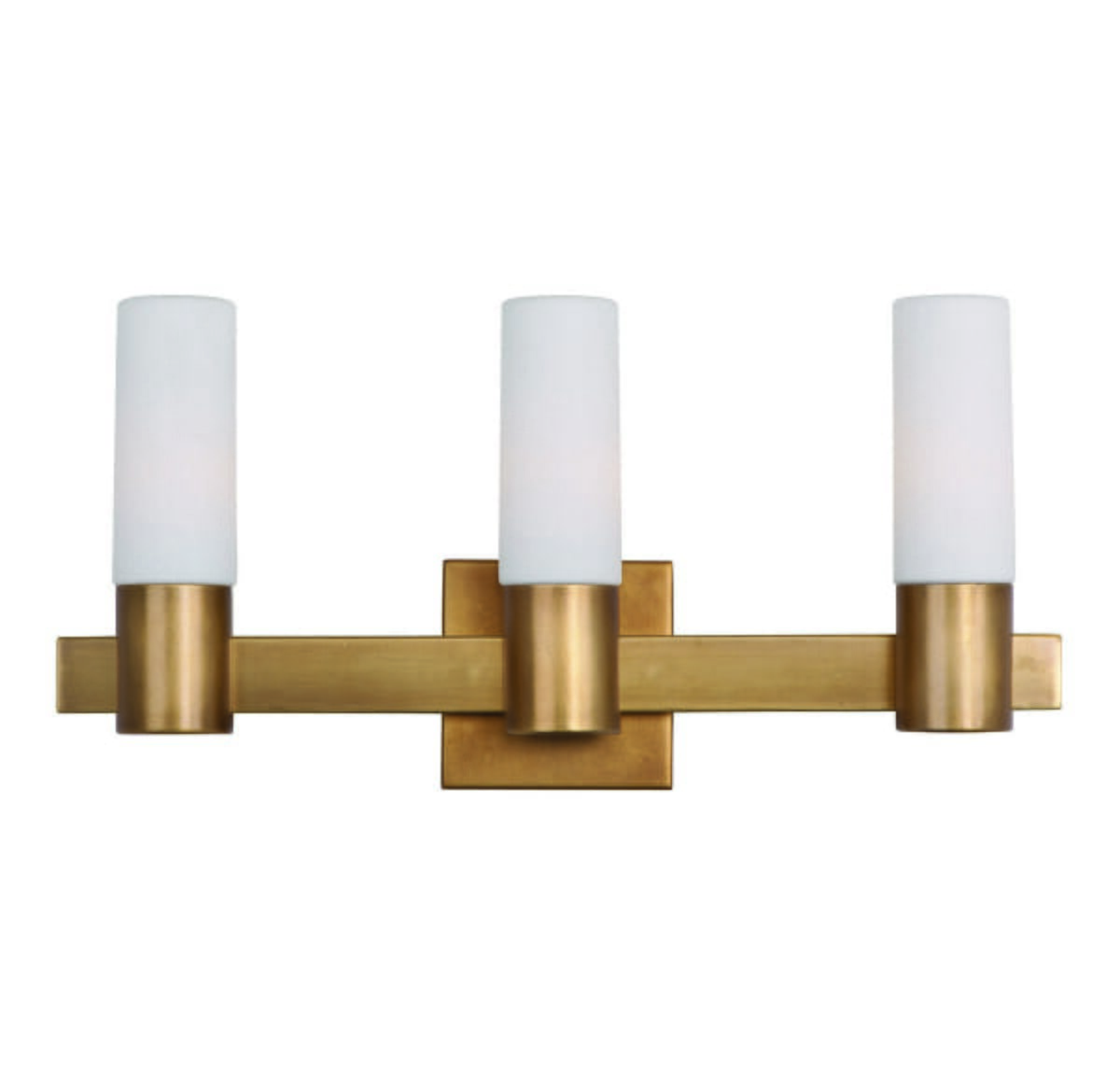 Contessa 20.75" 3-Light Bathroom Vanity Light in Natural Aged Bra