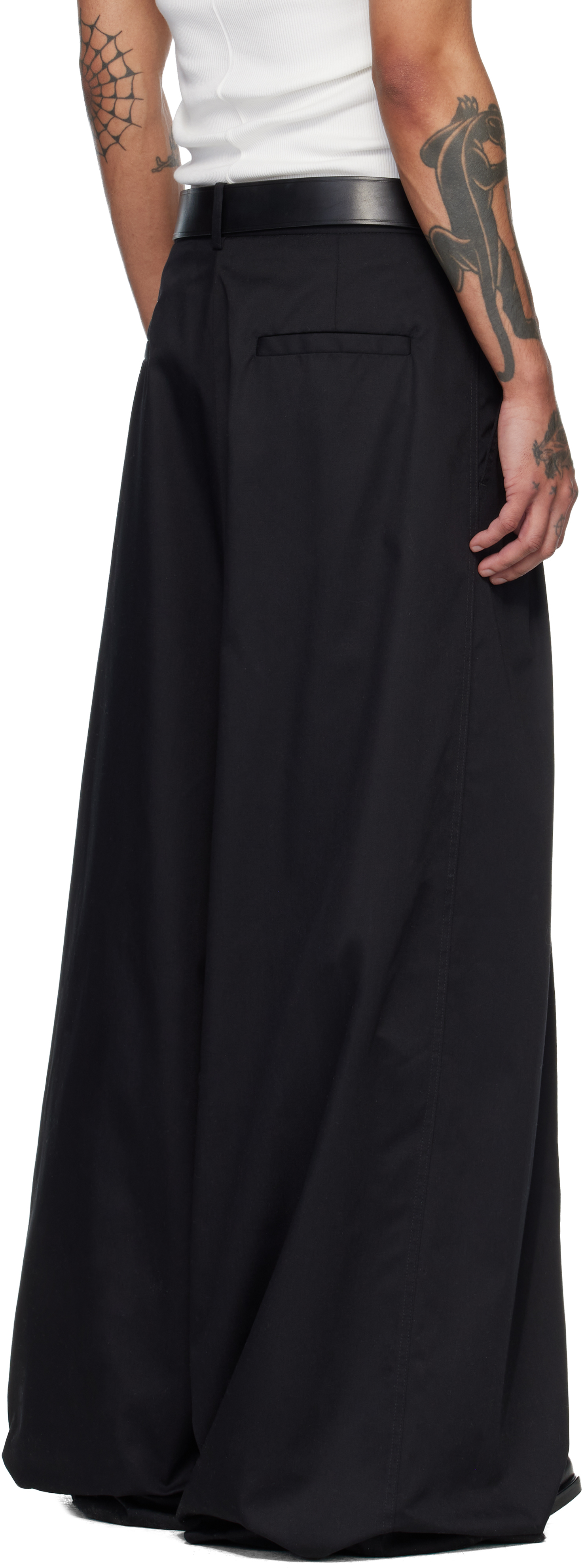 Black Lowline Trousers