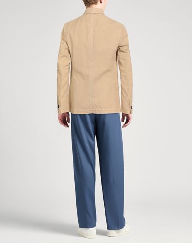 Massimo Alba Man Jacket Beige Size 40 Cotton, Linen