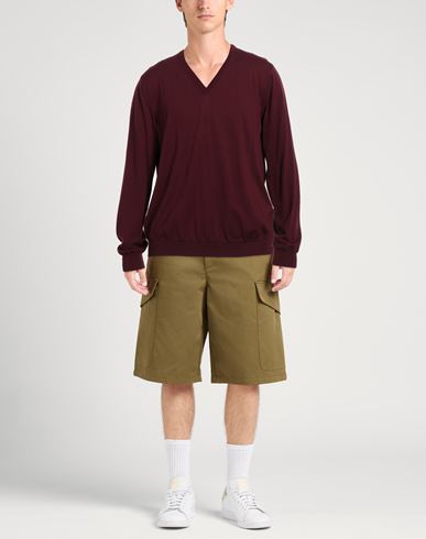 By Slowear Man Sweater Burgundy Size 48 Virgin Wool, Polyamide