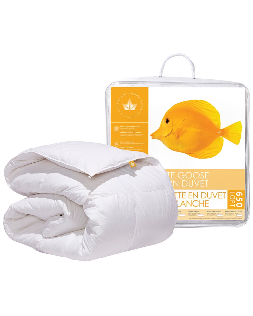 650 Loft White Goose Down Duvet Summer Weight