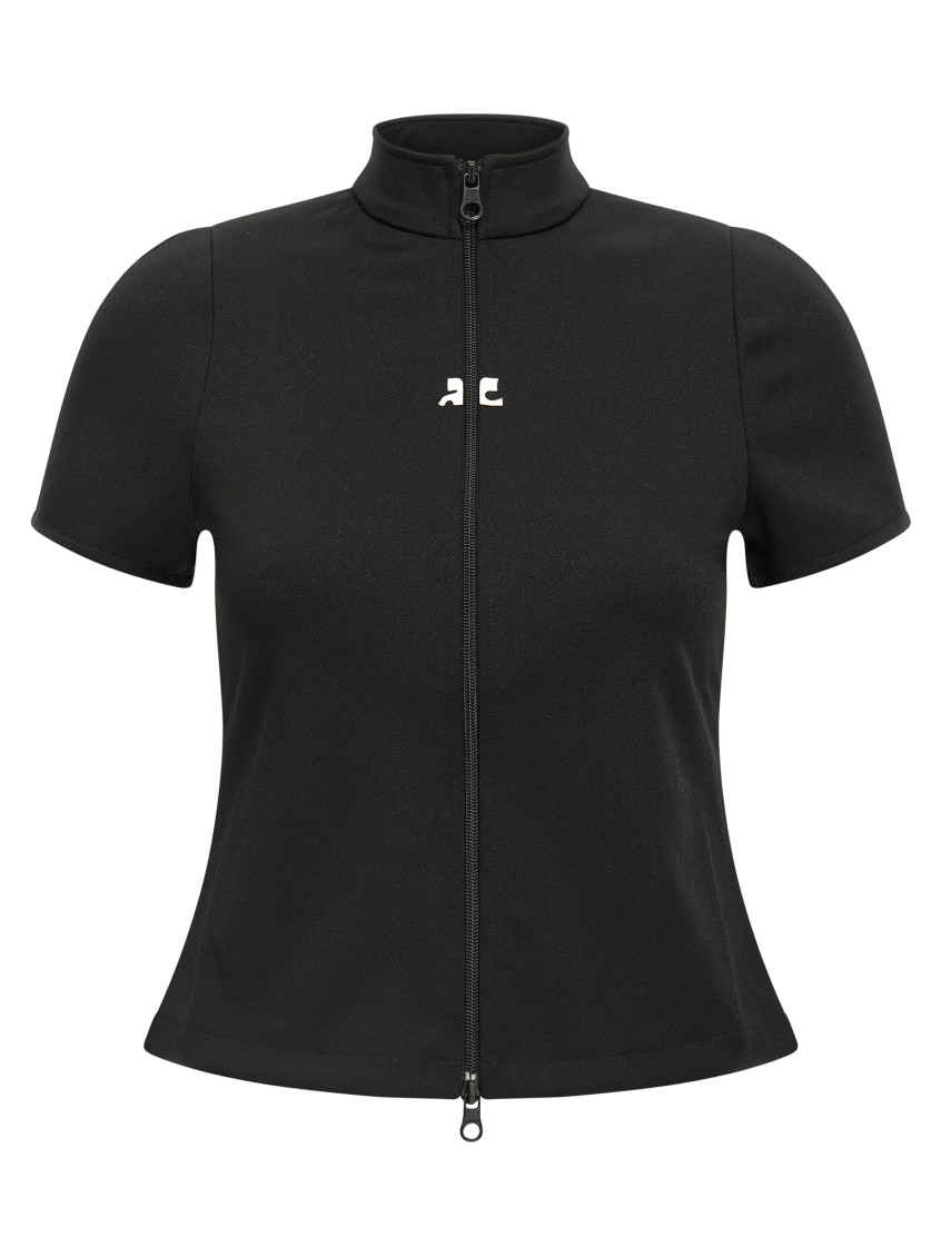Interlock Zipped Top