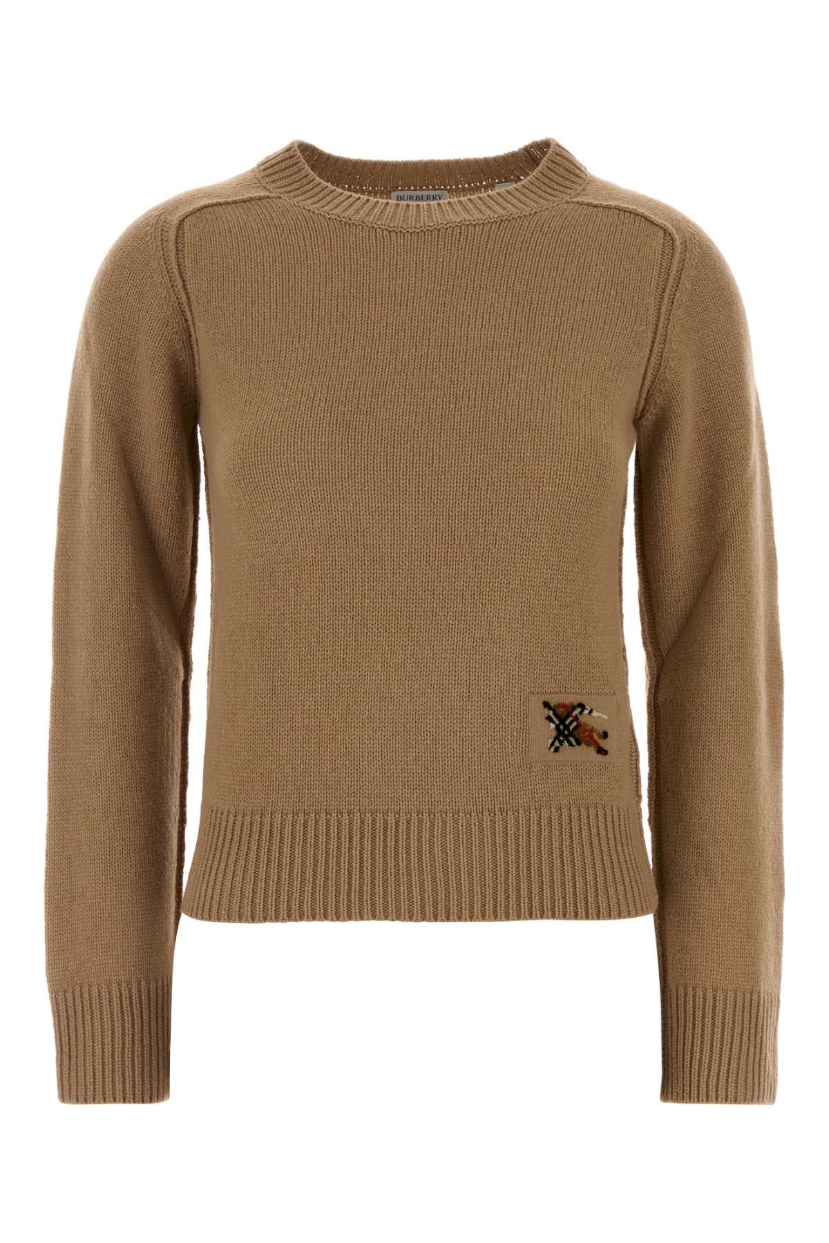 Wool Cashmere Sweater — Camel