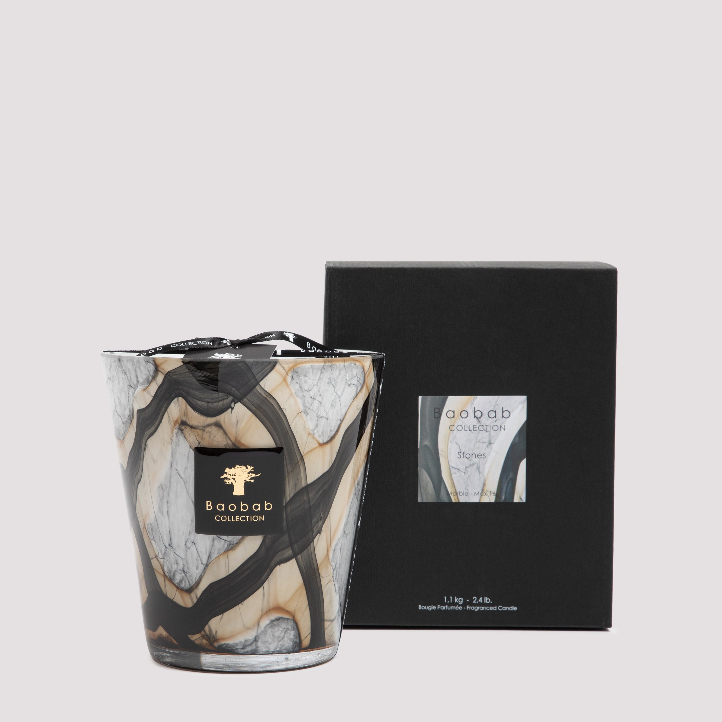Max 16 Stones Marble Candle