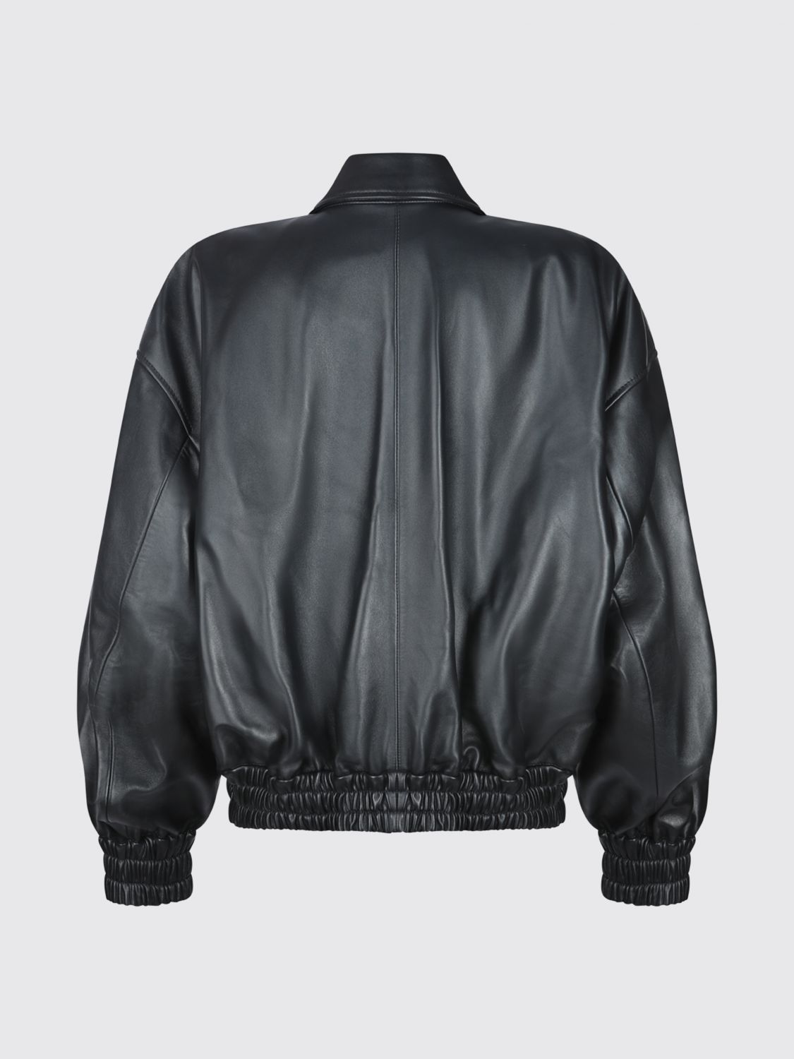Leather Bomber Jacket