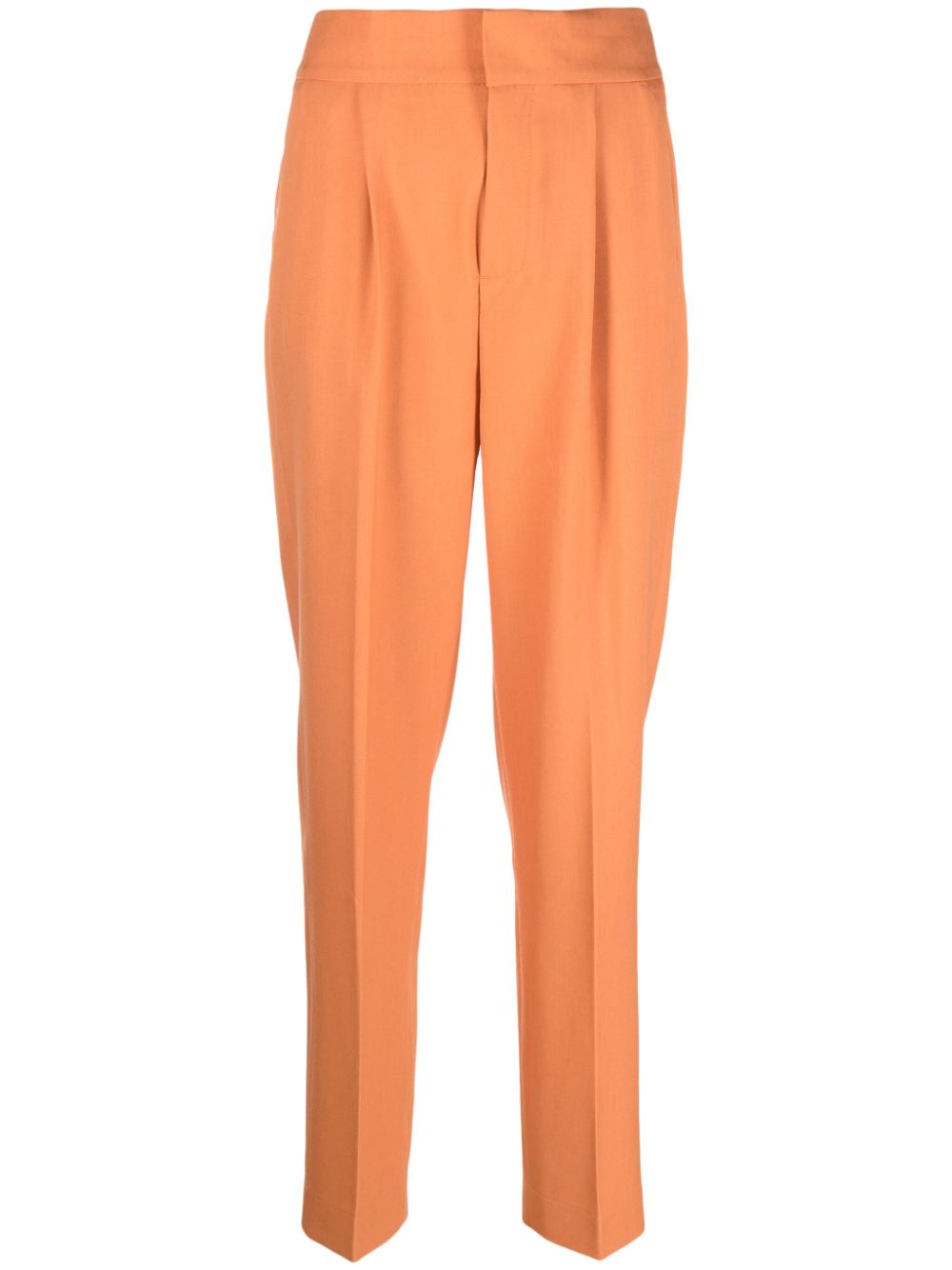 Megan pleated trousers - Brown