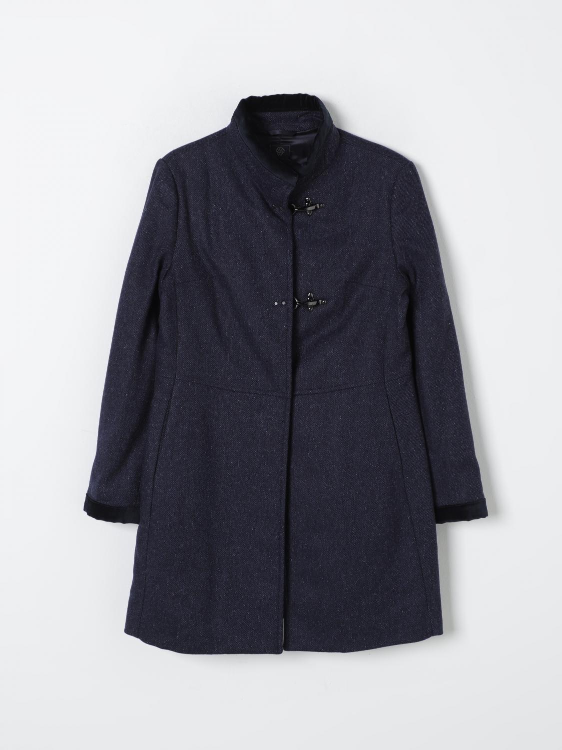 Coat Kids color Blue