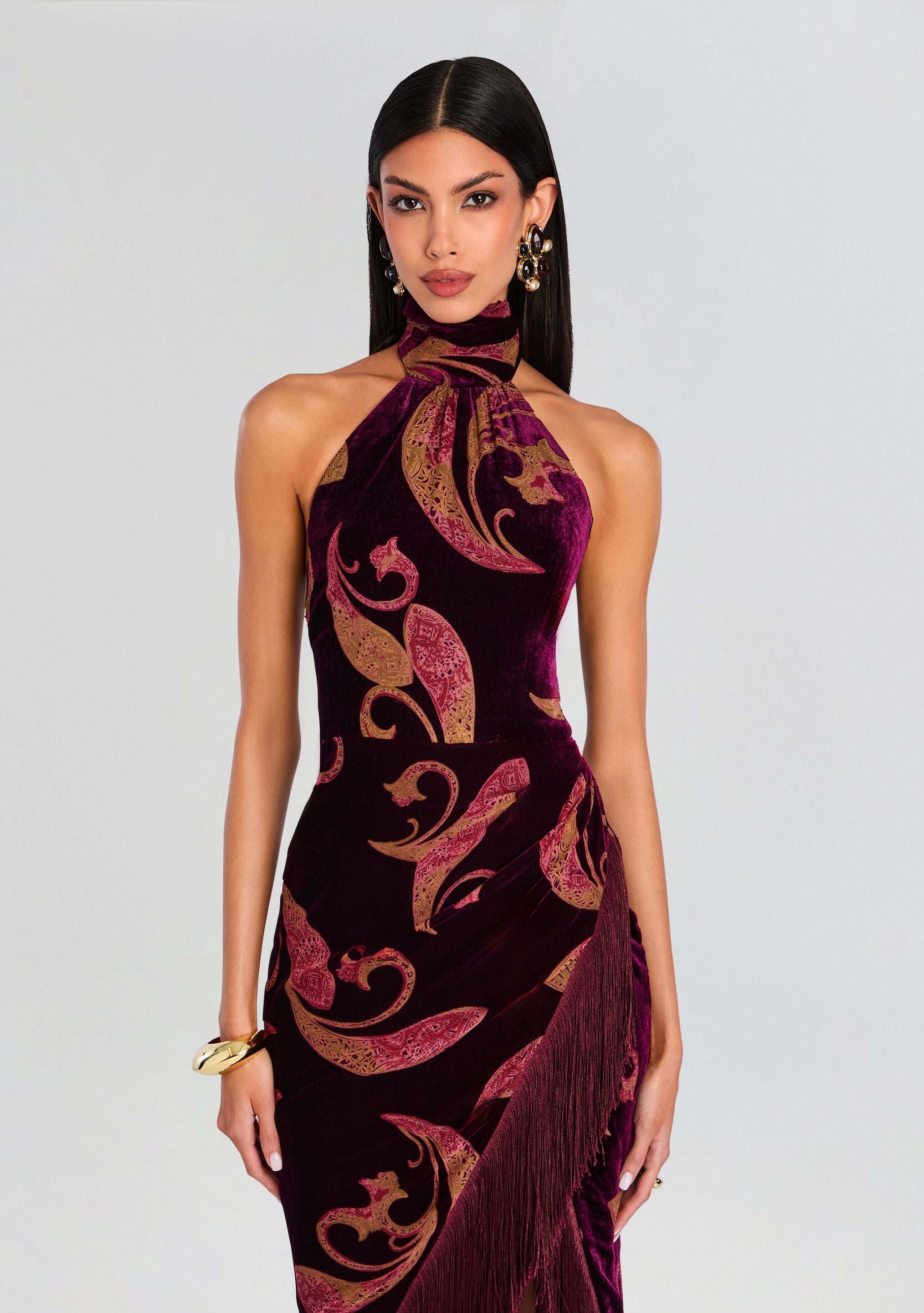 Iridessa Velvet Dress