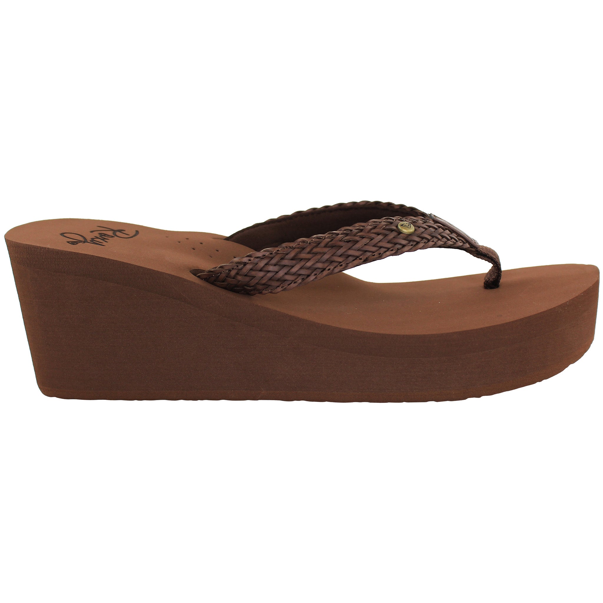 Roxy Mellie III Womens Brown Flip-Flop