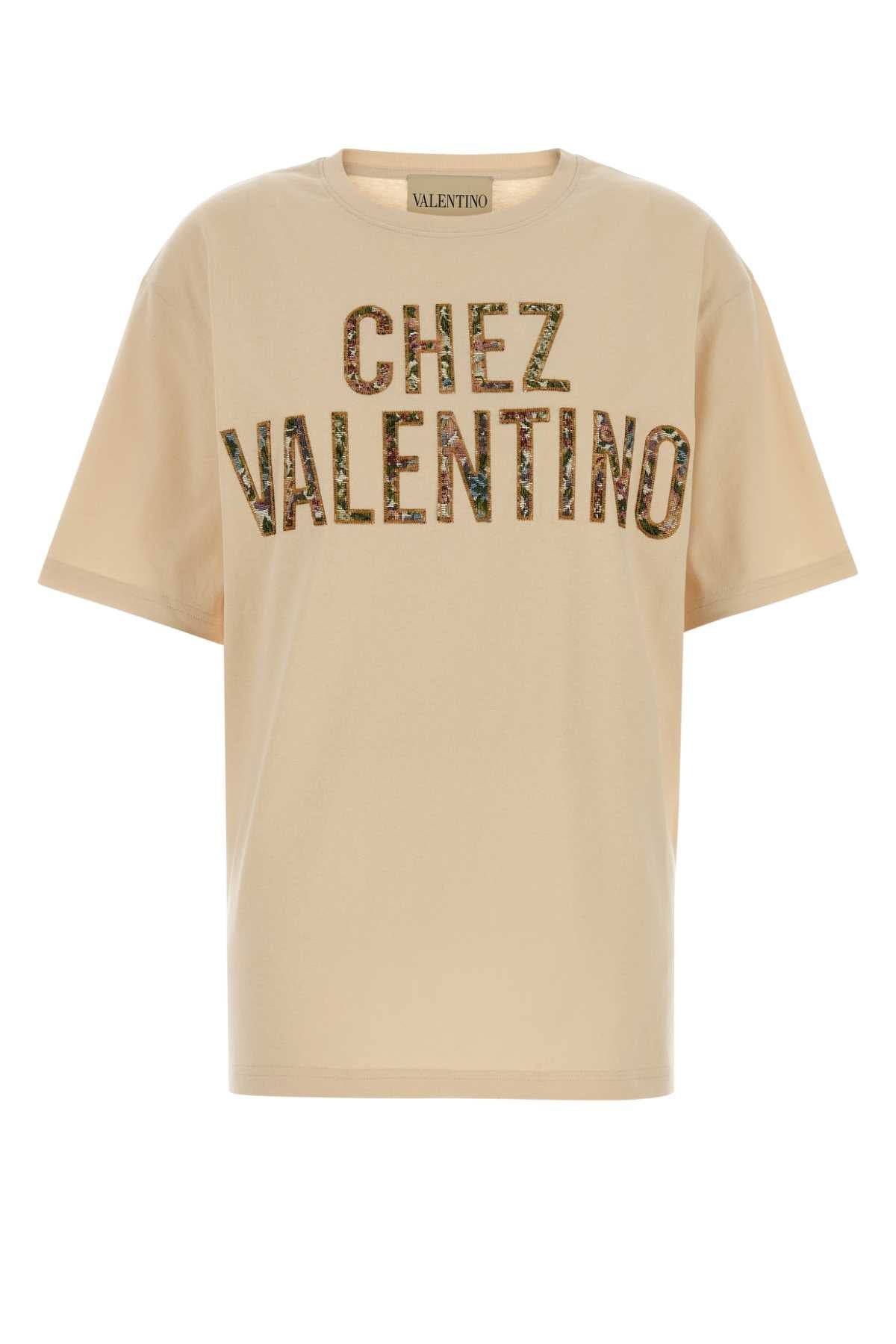 Jersey T-Shirt — Beige
