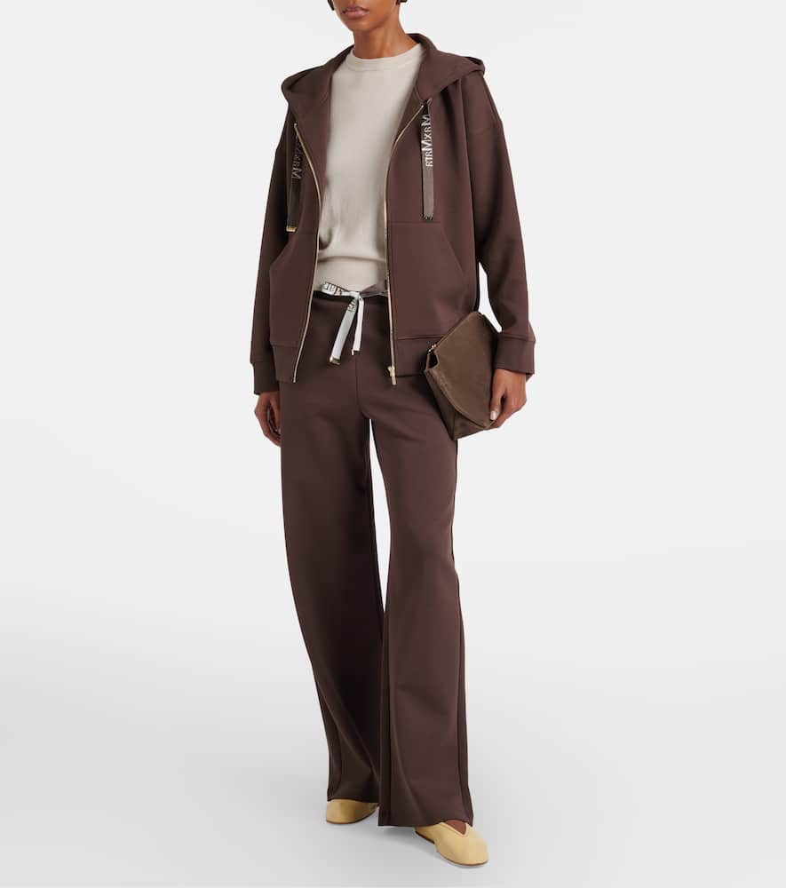 Jour cotton-blend hoodie